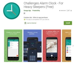 Challenges Alarm Clock