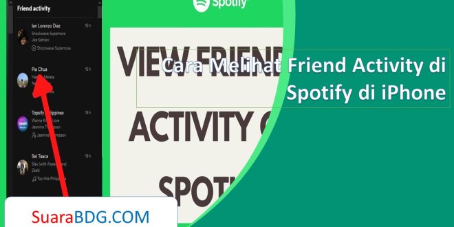 Cara Melihat Friend Activity di Spotify di iPhone